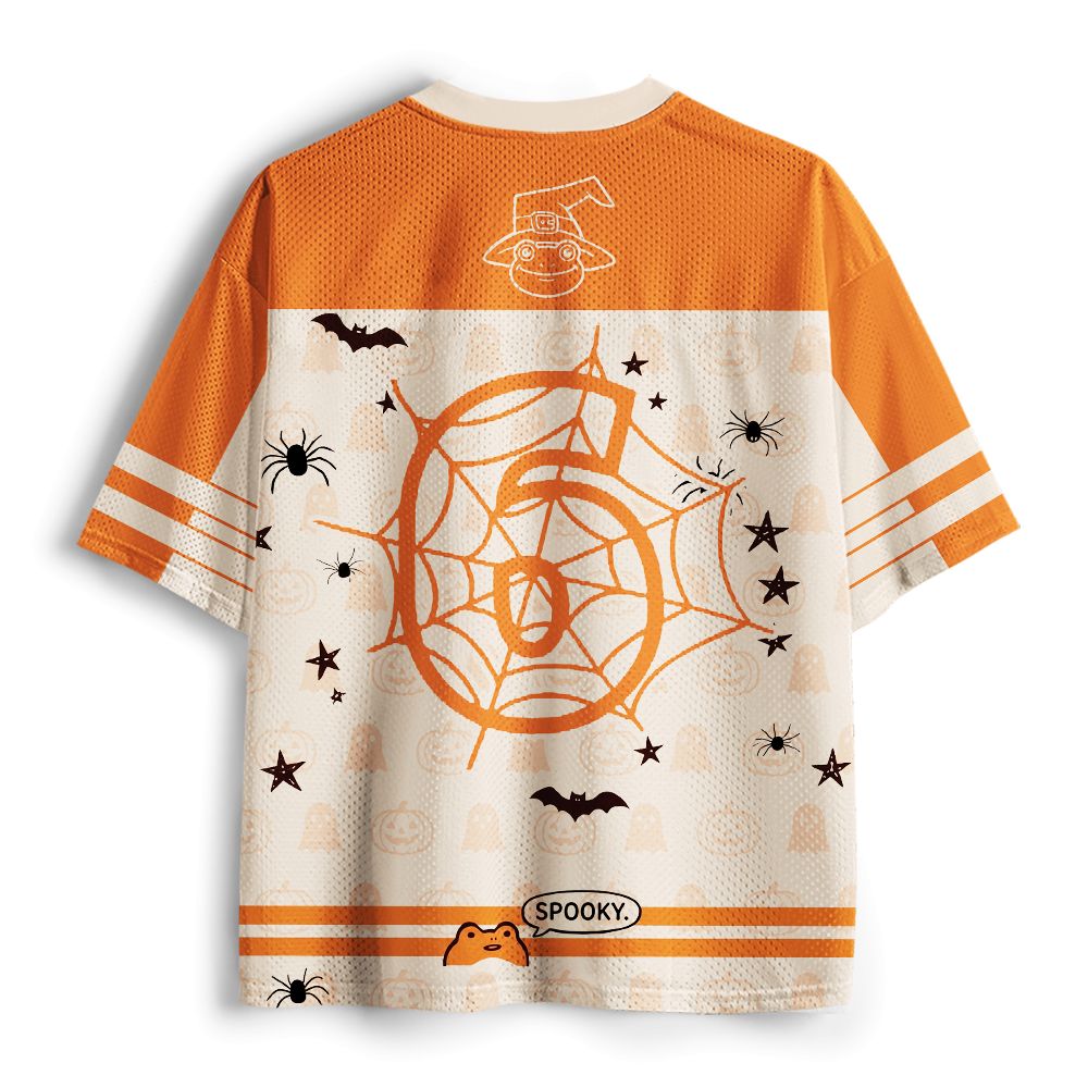 Kyoto-Lion Retro Halloween Witch Frog Mesh Jersey
