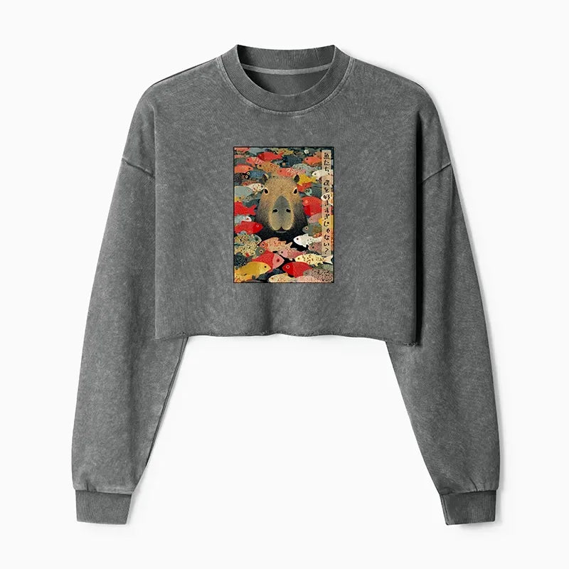 kyoto lion limited edition women's cotton sweatshirt
