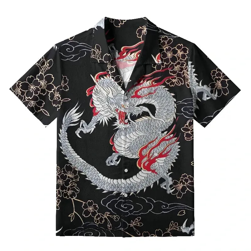 Unisex Cotton Hawaiian Shirt for Summer