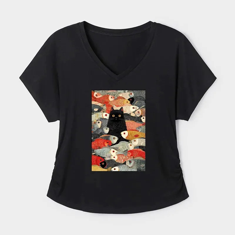 Comfortable Modal Dolman Sleeve T-Shirt