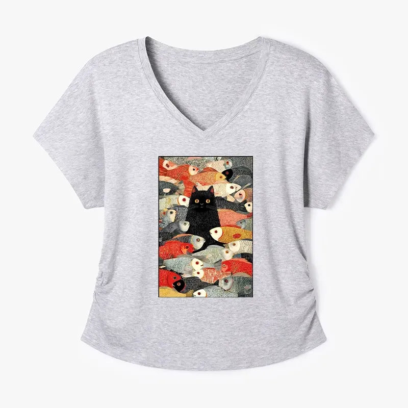 Comfortable Modal Dolman Sleeve T-Shirt