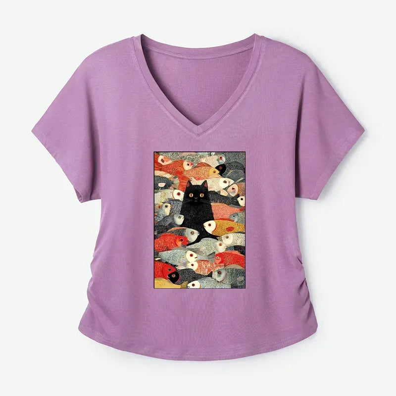 Comfortable Modal Dolman Sleeve T-Shirt