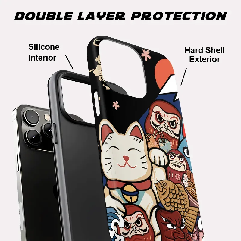 Traditional Japanese Ukiyo-e Phone Case for iPhone