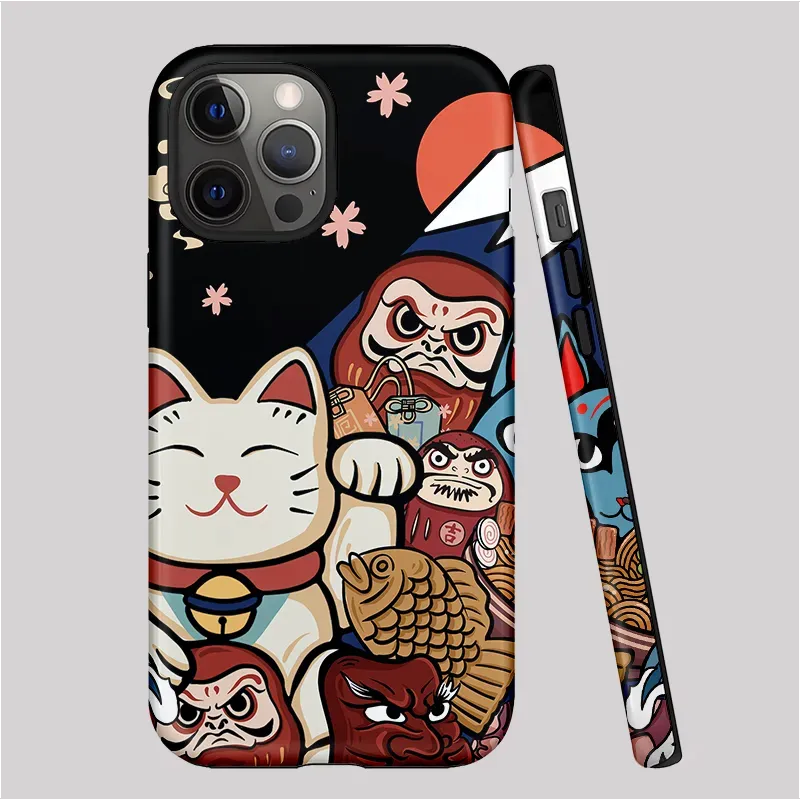 Traditional Japanese Ukiyo-e Phone Case for iPhone