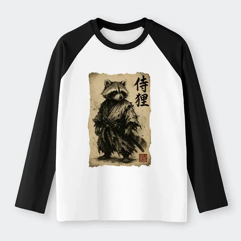 Retro Samurai Raglan for Free Shipping