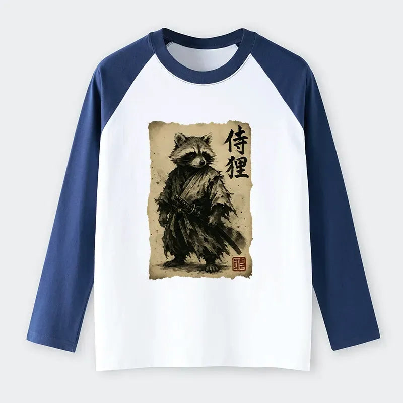 Retro Samurai Raglan for Free Shipping