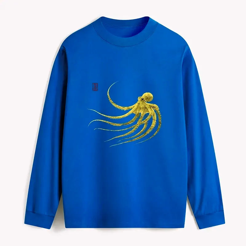 vintage Japanese octopus long sleeve tee