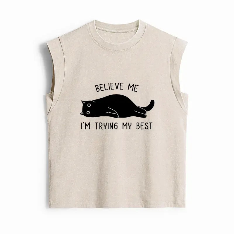 Kyoto Lion funny nap first tank top
