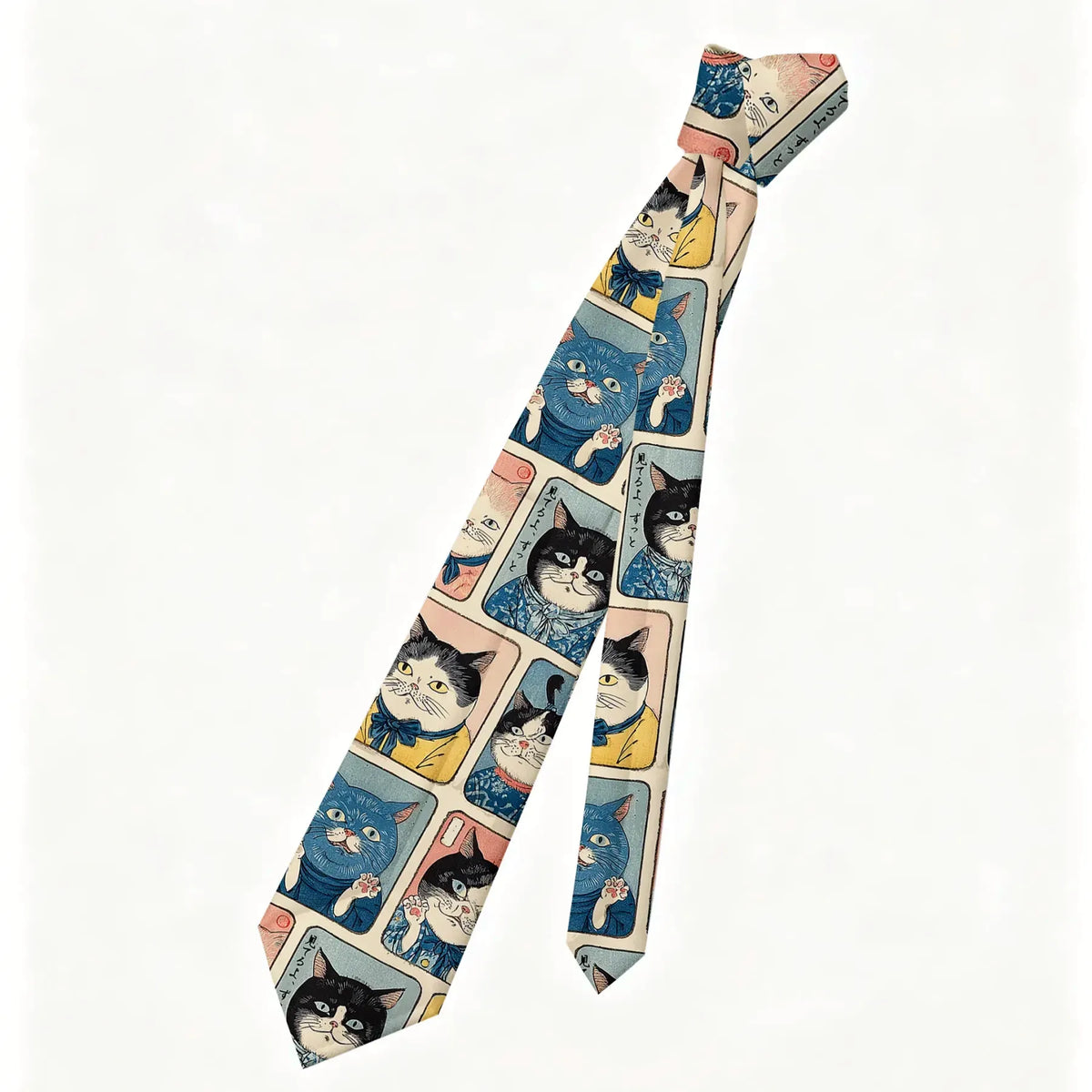 Many cats watching you necktie
