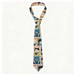 Vintage Kyoto cat necktie