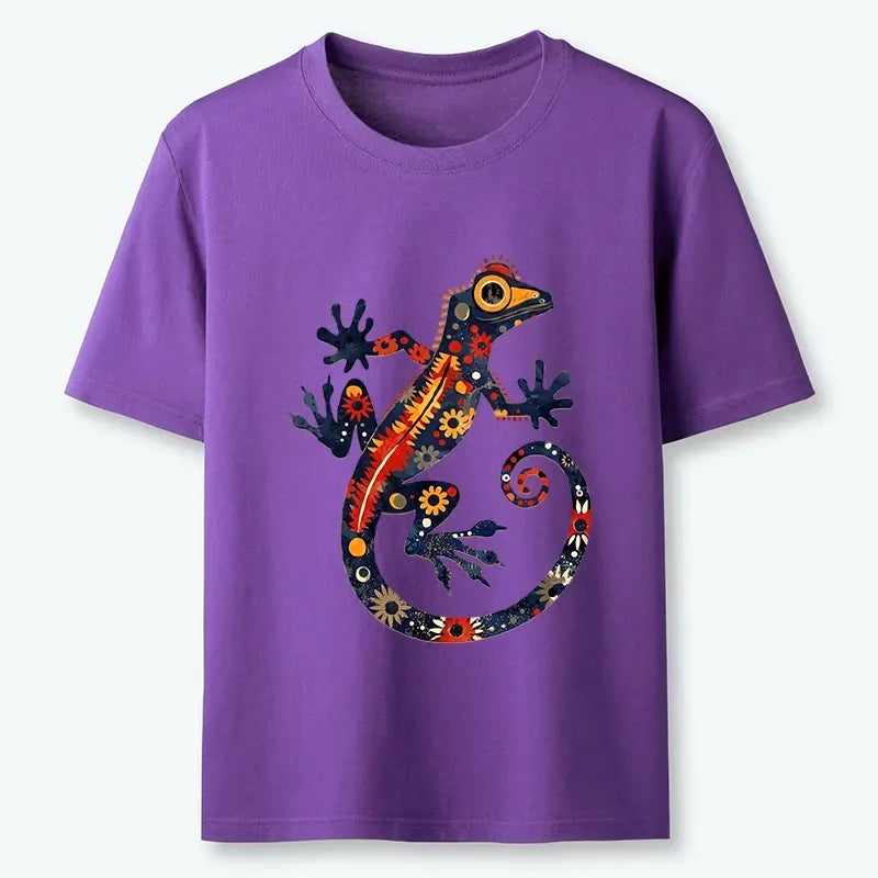 Kyoto-Lion Gecko Graphic Tee Free Shipping