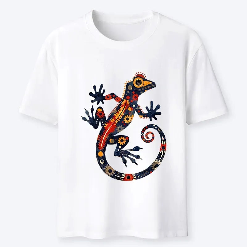 Kyoto-Lion Gecko Graphic Tee Free Shipping