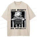 Kyoto-Lion Less Naughty More Adaptability Washed T-Shirt