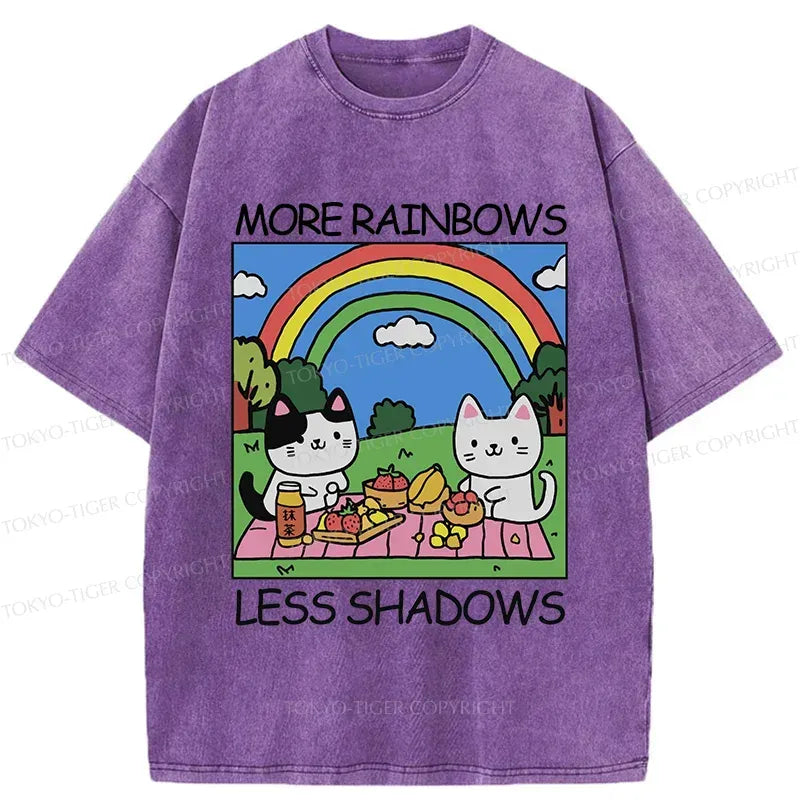 Kyoto-Lion More Rainbows Less Shadows Washed T-Shirt