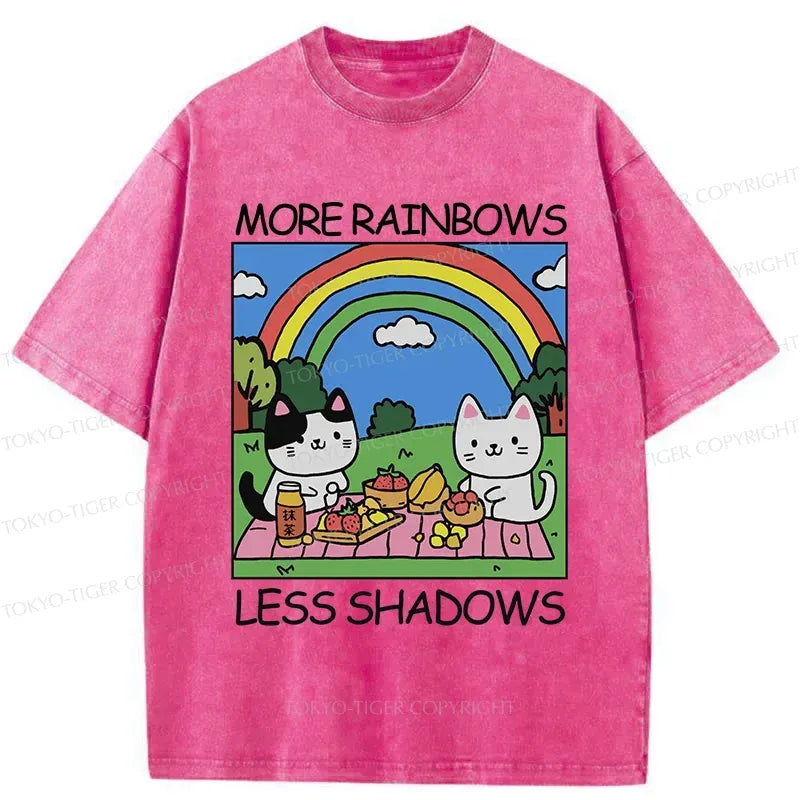 Kyoto-Lion More Rainbows Less Shadows Washed T-Shirt