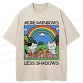 Kyoto-Lion More Rainbows Less Shadows Washed T-Shirt