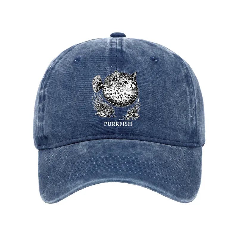 japanese washed cap for daily wear