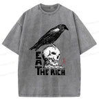 japanese washed t-shirt for everyday wear