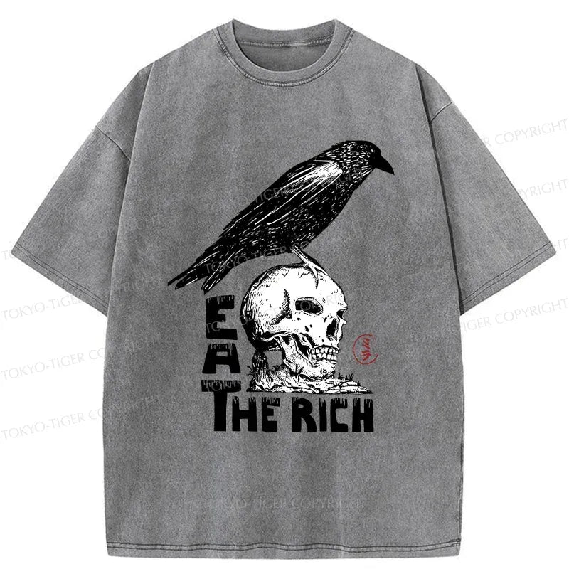 japanese washed t-shirt for everyday wear