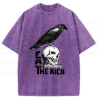 kyoto lion crow skull t-shirt