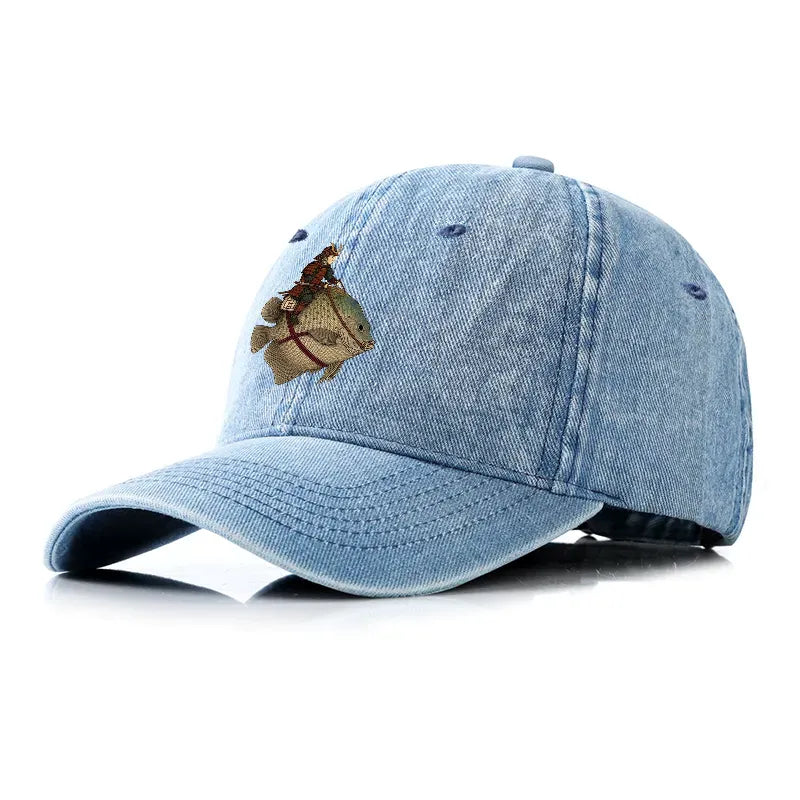 Vintage Japanese Denim Cap On Sale