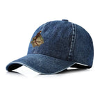 Unisex Adjustable Denim Cap for Daily Wear