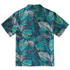 Kyoto-Lion Intense Jungle Leaf Button-up Shirt