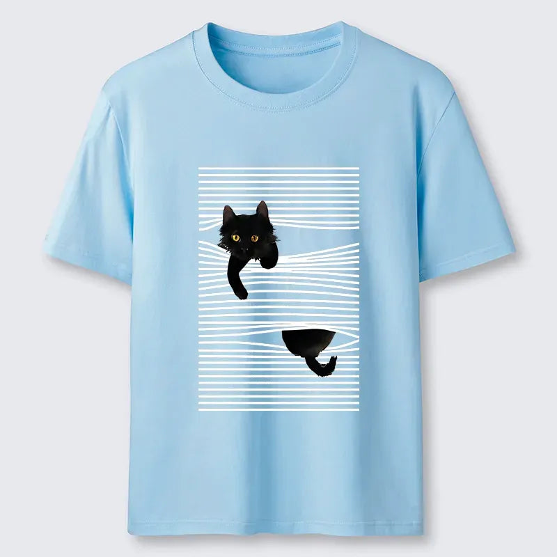Japanese Cat T-Shirt for Daily Wear