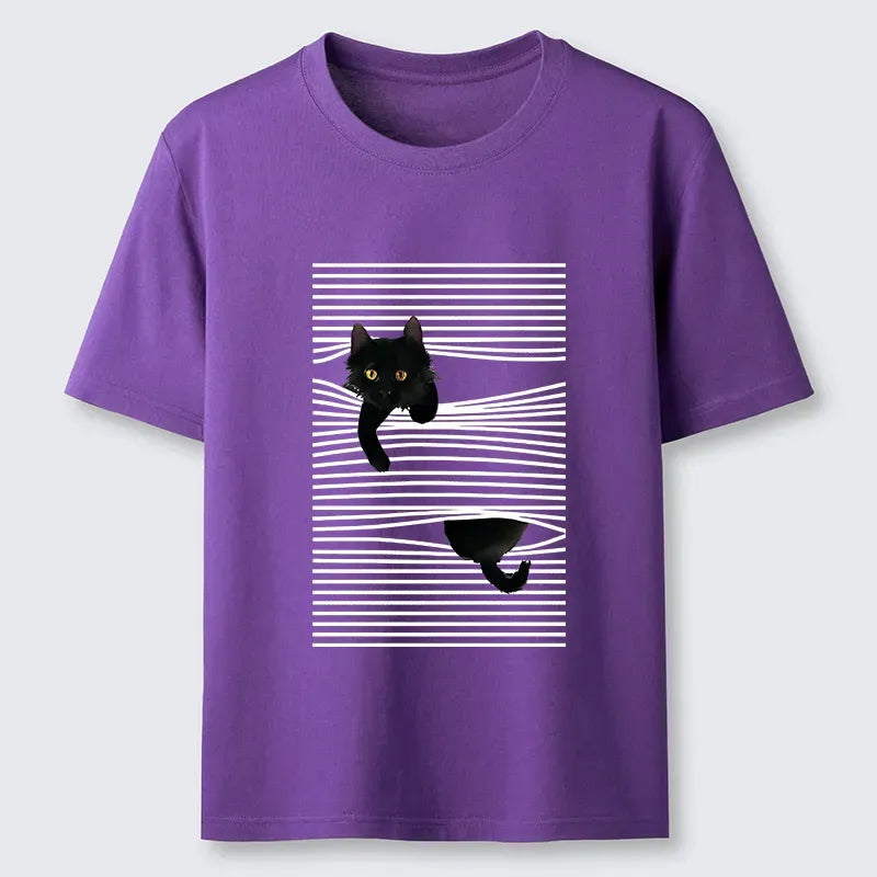 Japanese Cat T-Shirt for Daily Wear