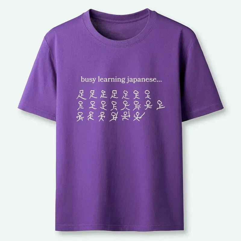 funny kanji study graphic tee for daily wear