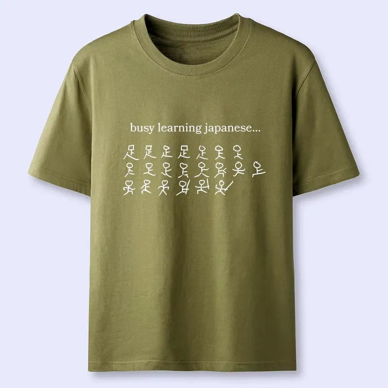 silly kanji shirt for casual streetwear