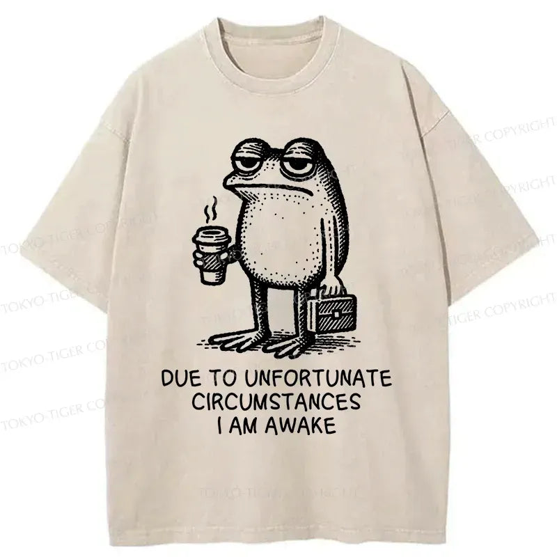 Decadent Frog Washed T-Shirt for Men