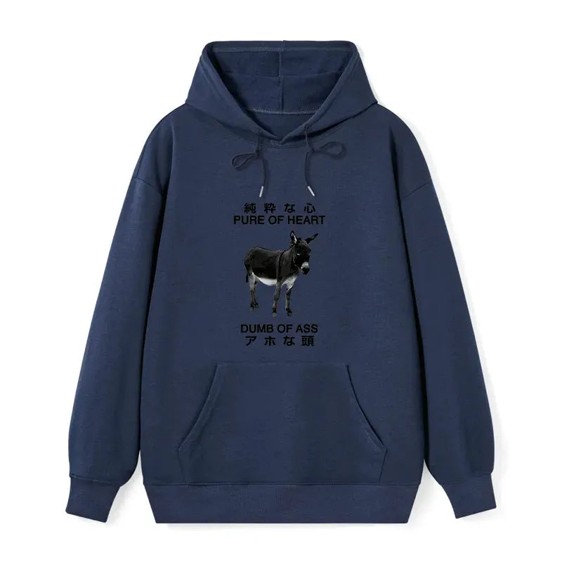 Kyoto-Lion Pure Of Heart Dumb Of Ass Classic Hoodie