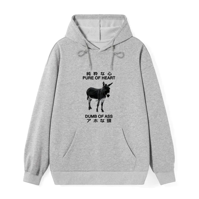 Kyoto-Lion Pure Of Heart Dumb Of Ass Classic Hoodie