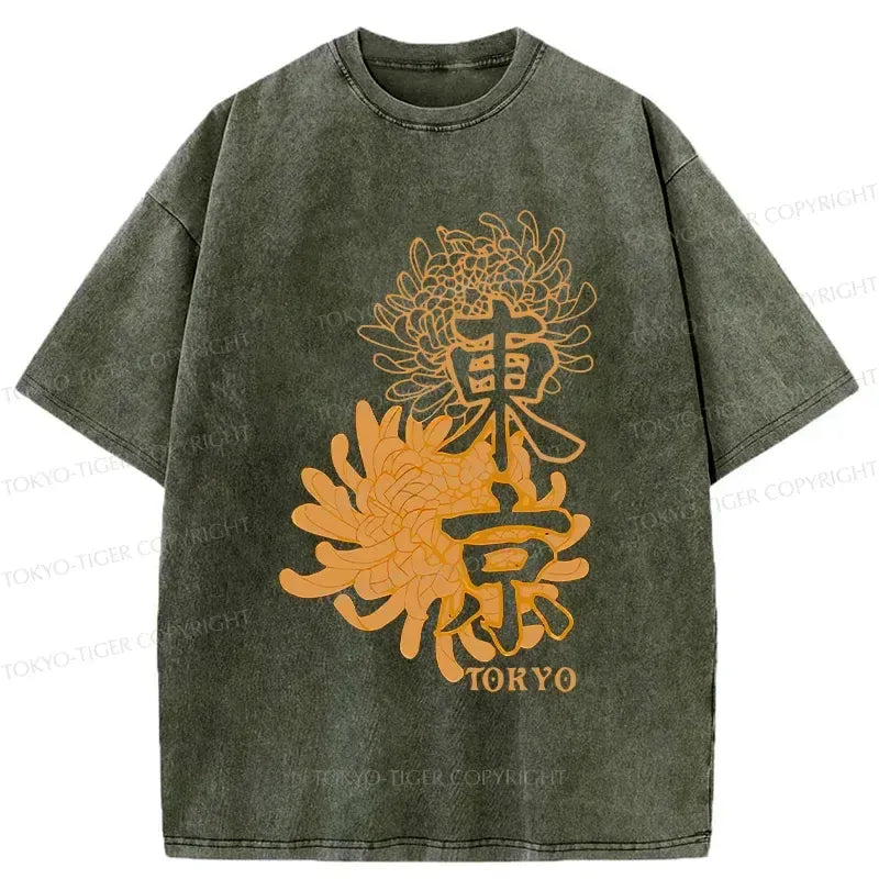 Ukiyo-e Style Cotton T-Shirt Trendy