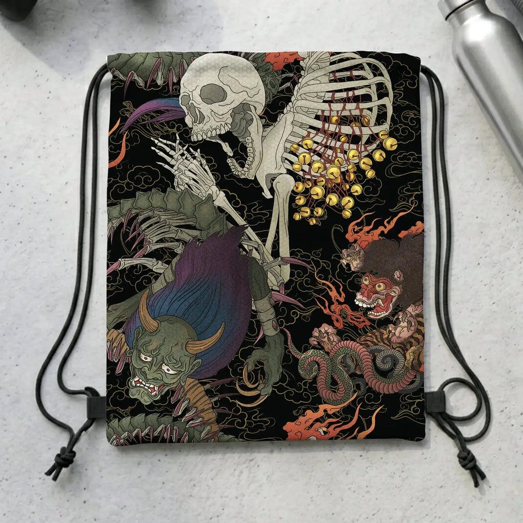 Skeletons Japanese Style Backpack Gift Idea