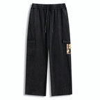 Kyoto-Lion Samurai Frog Training Washed Utility Sweatpants