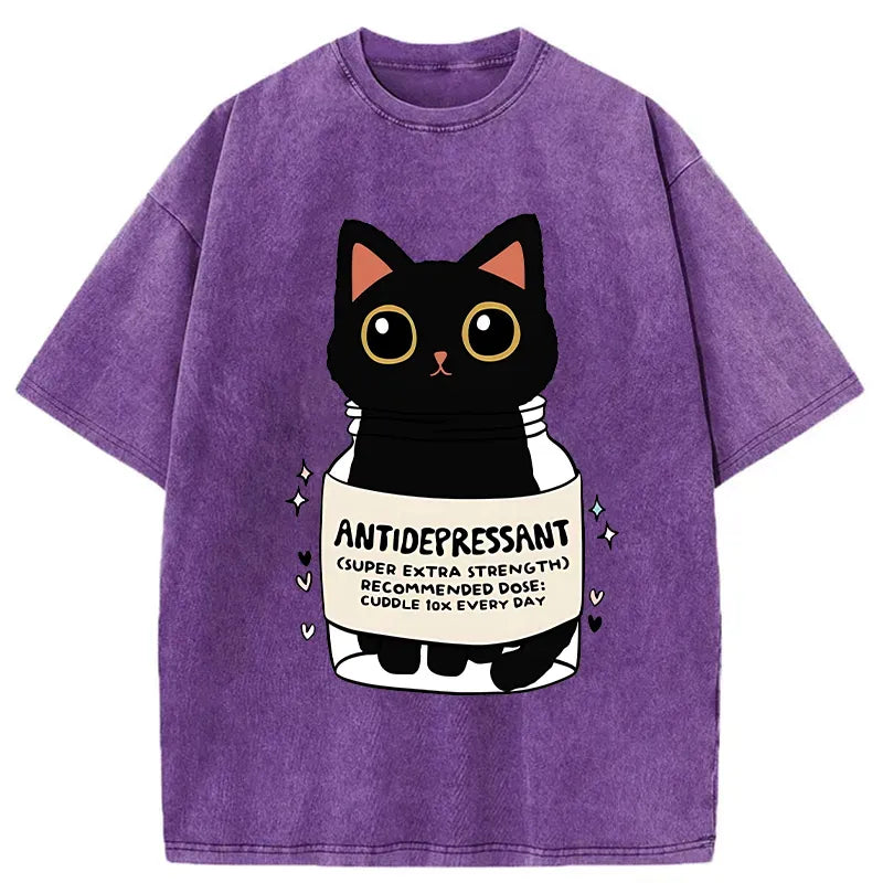 Kyoto Lion Vintage Cat Tee Gift Idea for Her
