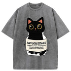 Unisex Cotton Antidepressant Cat Shirt Best Seller