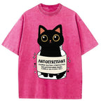 Kyoto Lion Vintage Cat Tee Gift Idea for Her