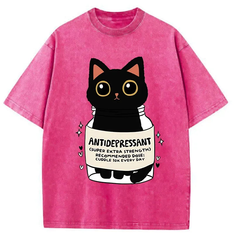 Kyoto Lion Vintage Cat Tee Gift Idea for Her