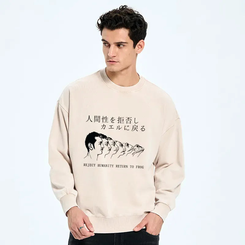 Vintage Kyoto-Lion Sweatshirt for Casual Wear
