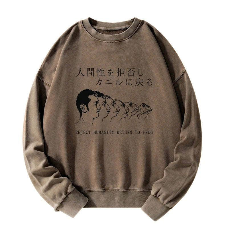 Unisex Retro Frog Sweatshirt with Free Shipping