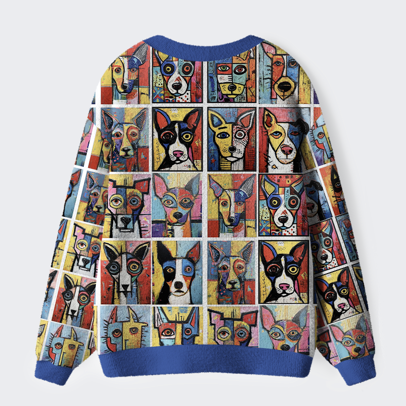Funny ugly dog sweater for men