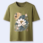 Kyoto-Lion Ukiyo Lotus Frog Classic T-Shirt