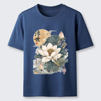 Kyoto-Lion Ukiyo Lotus Frog Classic T-Shirt