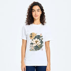 Kyoto-Lion Ukiyo Lotus Frog Classic T-Shirt
