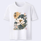 Kyoto-Lion Ukiyo Lotus Frog Classic T-Shirt