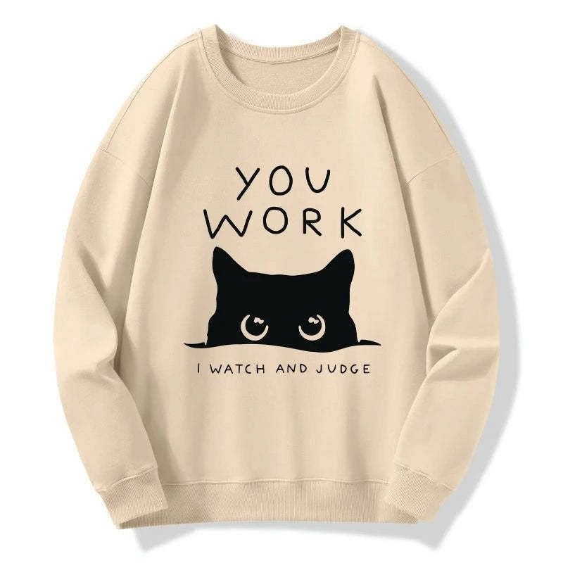 Kyoto-Lion A Cat That Spies Sweatshirt