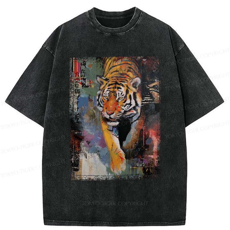 Washed Tiger T-Shirt on Sale
